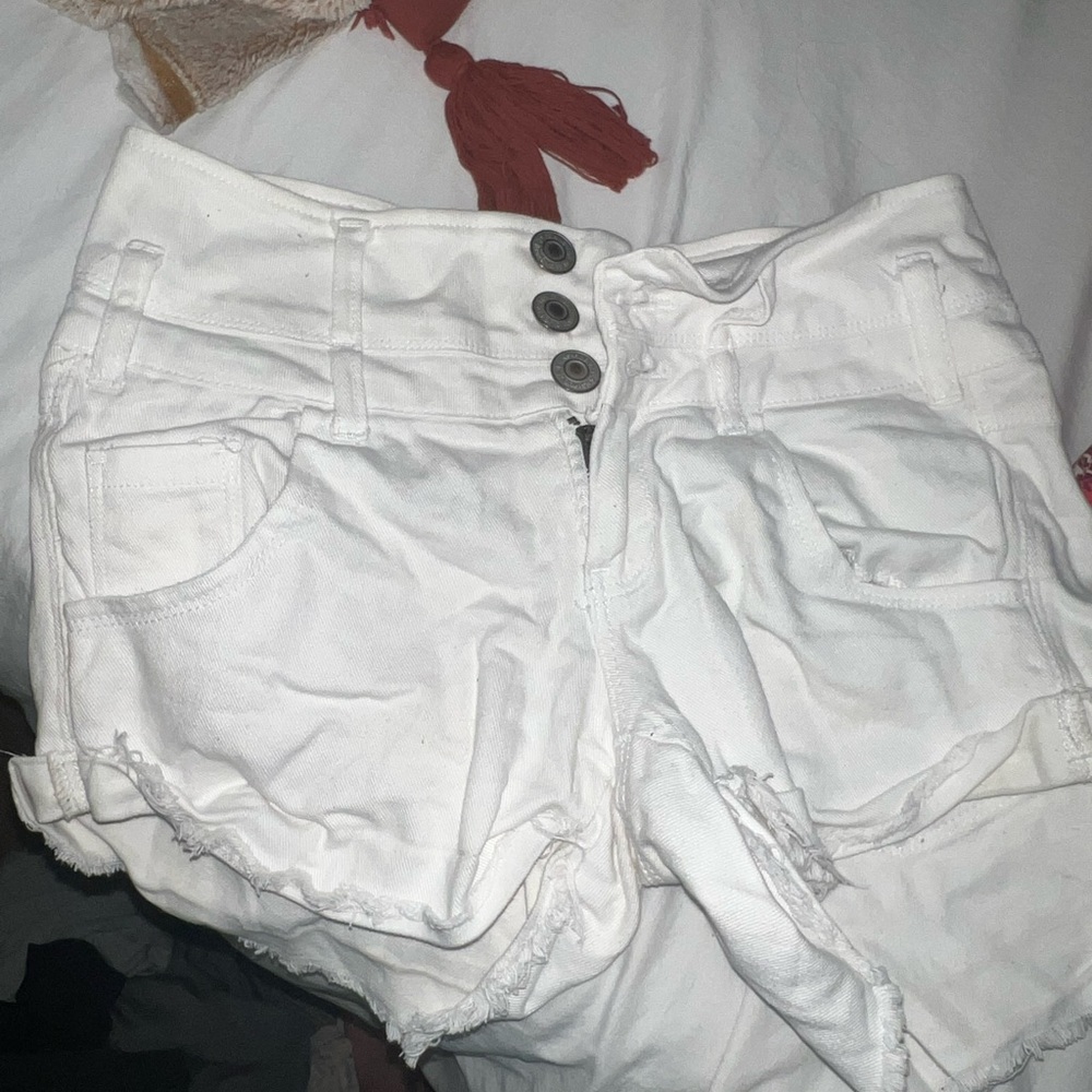 White Denim shorts